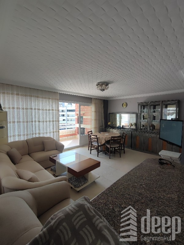 DEEP'TEN DENİZ MANZARALI FULL EŞYALI 3+1