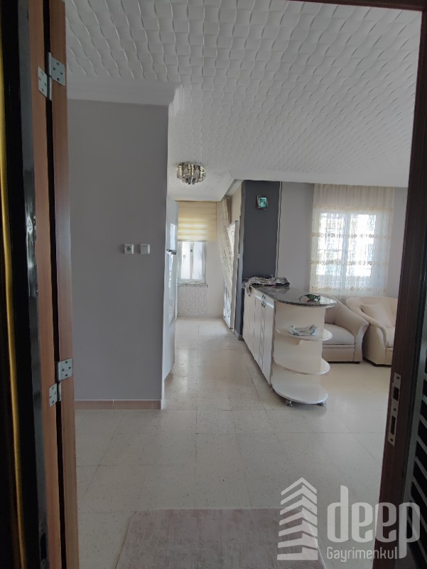 DEEP'TEN DENİZ MANZARALI FULL EŞYALI 3+1