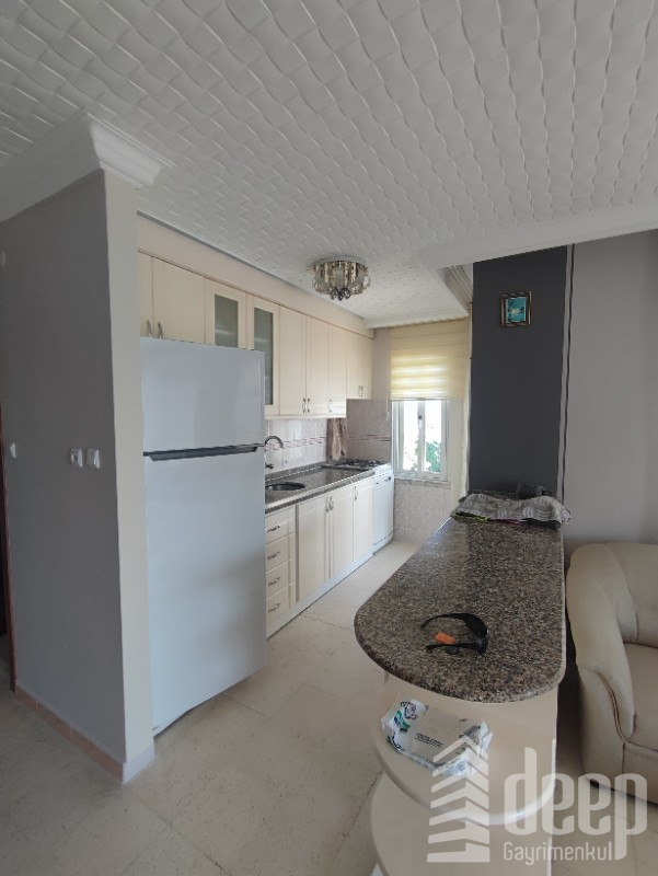 DEEP'TEN DENİZ MANZARALI FULL EŞYALI 3+1