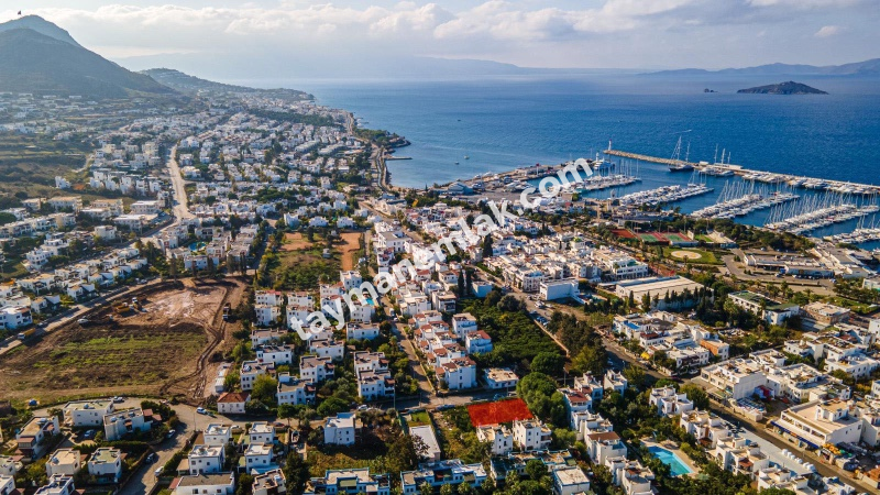 Tayman'dan Bodrum Turgutreis Merkez Ruhsatlı İnşaata Hazır Arsa