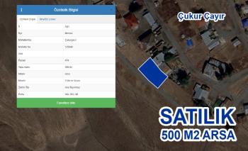  ÇUKURÇAYIR KÖYÜNDE 500 M2 SATILIK ARSA