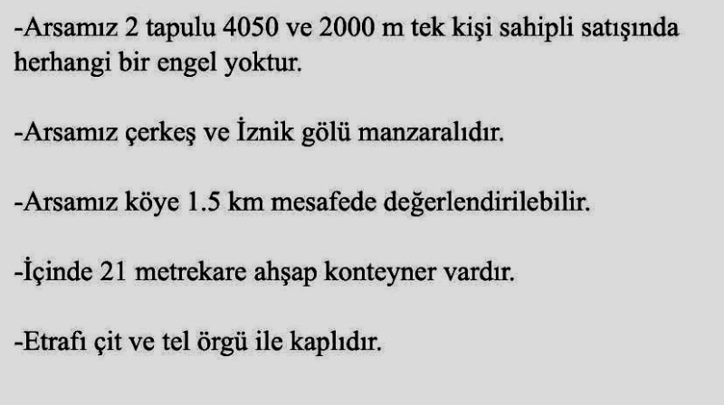 DijitalEmlak’tan İznik Alakaya’da Etrafı çevrili göl manzaralı Satılık 6 dönüm Kıymetli Arazi. 