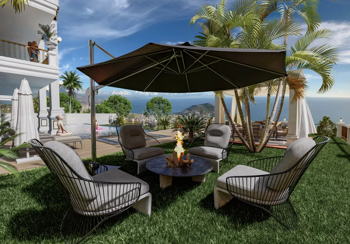 Роскошная вилла с видом море