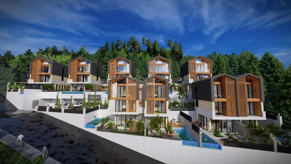 Alanya Tepe’de Lüks Doğa Villası