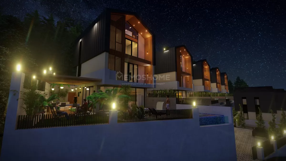 Alanya Tepe’de Lüks Doğa Villası