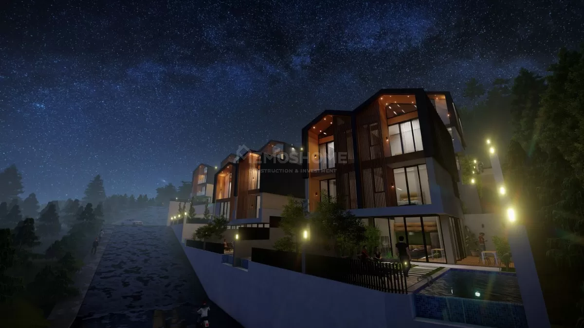 Alanya Tepe’de Lüks Doğa Villası