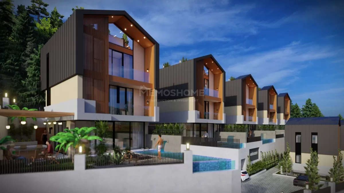 Alanya Tepe’de Lüks Doğa Villası