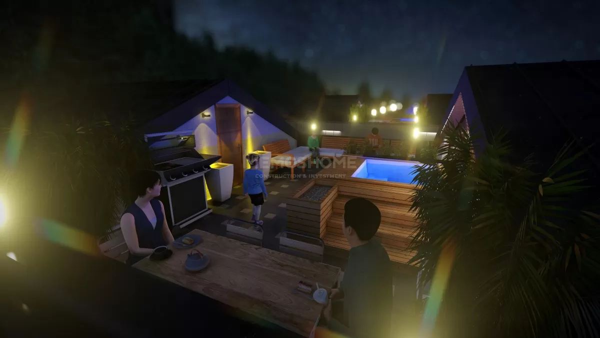 Alanya Tepe’de Lüks Doğa Villası