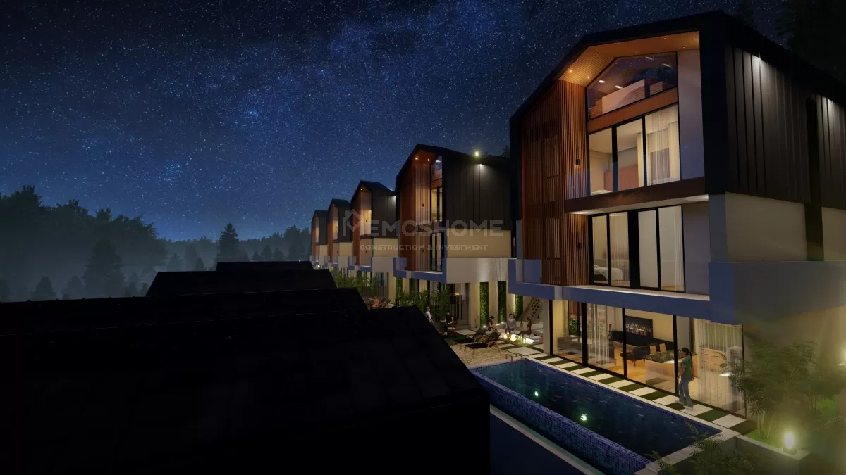 Alanya Tepe’de Lüks Doğa Villası