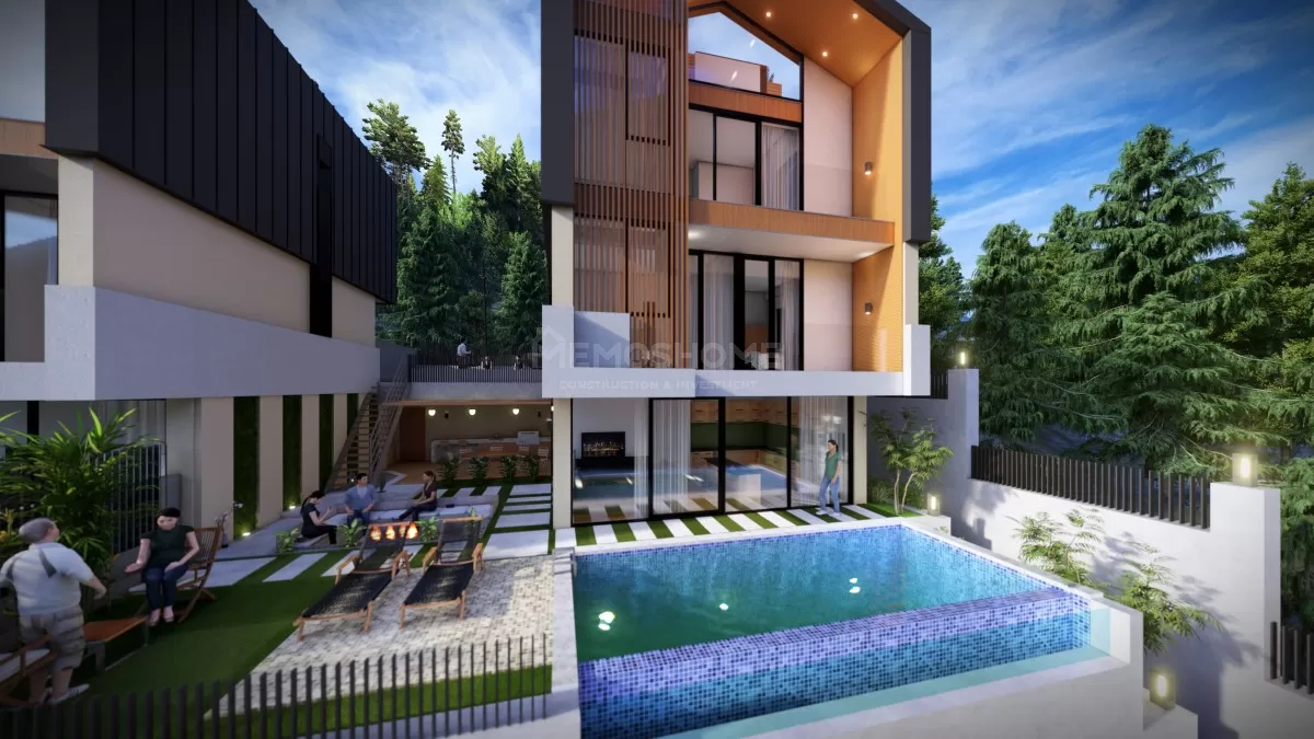 Alanya Tepe’de Lüks Doğa Villası