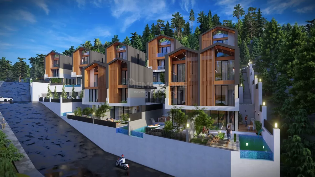 Alanya Tepe’de Lüks Doğa Villası