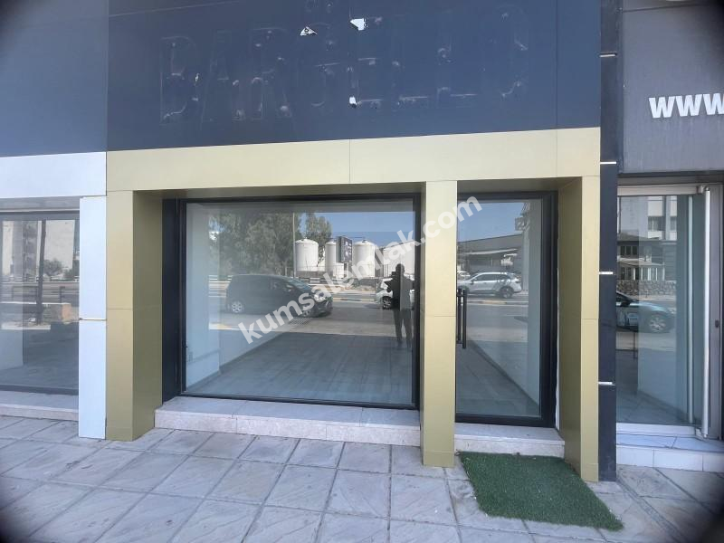 LEFKOŞA ORTAKÖY'DE ANA CADDE ÜZERİNDE AYLIK ÖDEMELİ KİRALIK İŞ YERİ