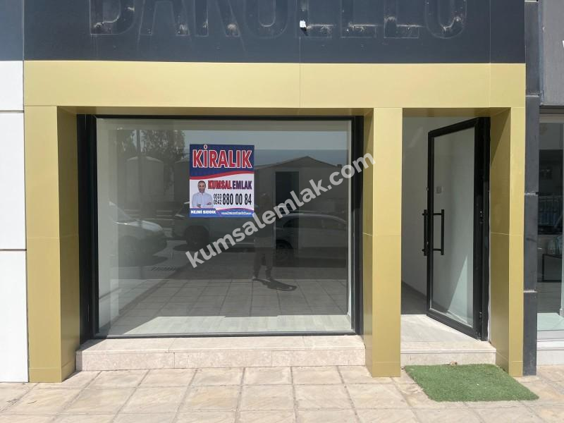 LEFKOŞA ORTAKÖY'DE ANA CADDE ÜZERİNDE AYLIK ÖDEMELİ KİRALIK İŞ YERİ