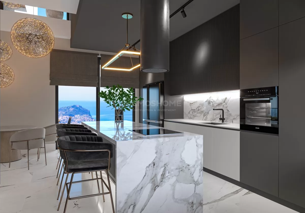 Luksusvilla prosjekt i Alanya