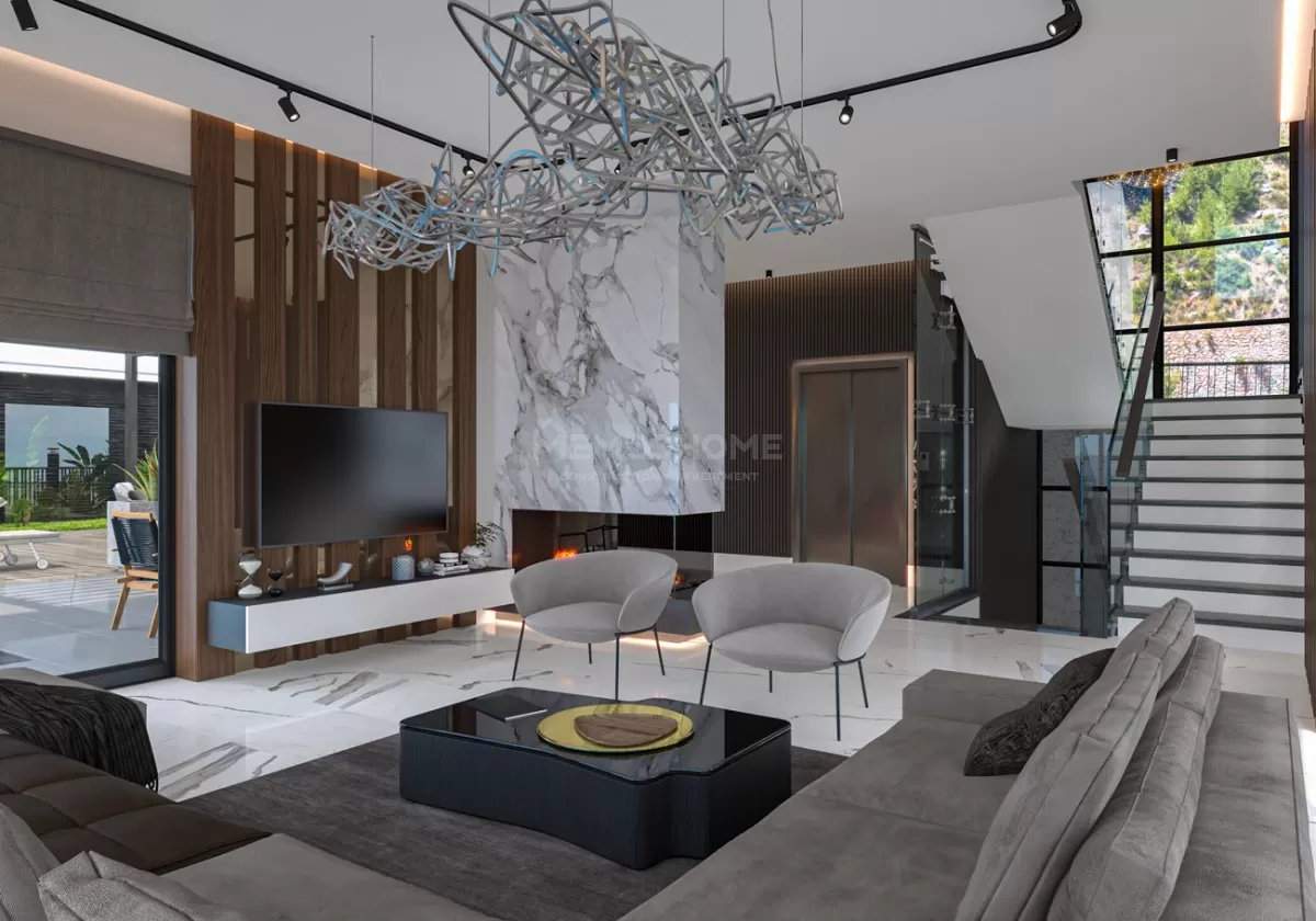 Luksusvilla prosjekt i Alanya