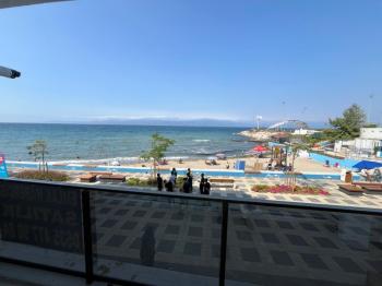 EMLAK HABERCİSİ 'NDEN MUDANYA GÜZELYALI SAHİLDE İDO 'YA 50 METRE PANORAMİK DENİZ MANZARALI SATILIK 2+1 DAİRE
