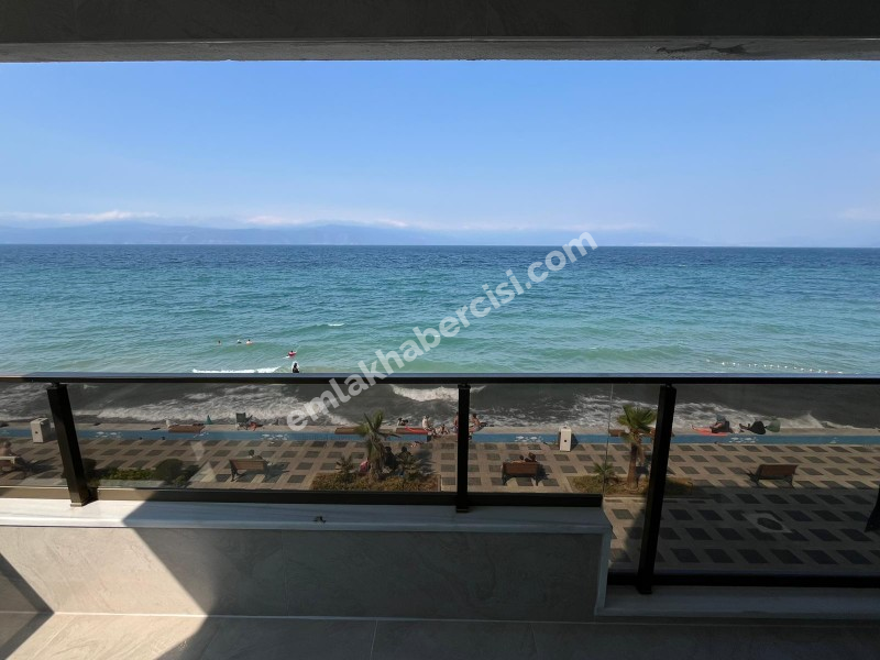 EMLAK HABERCİSİ 'NDEN MUDANYA GÜZELYALI SAHİLE SIFIR PANORAMİK DENİZ MANZARALI SATILIK LÜKS 2+1 DAİRE