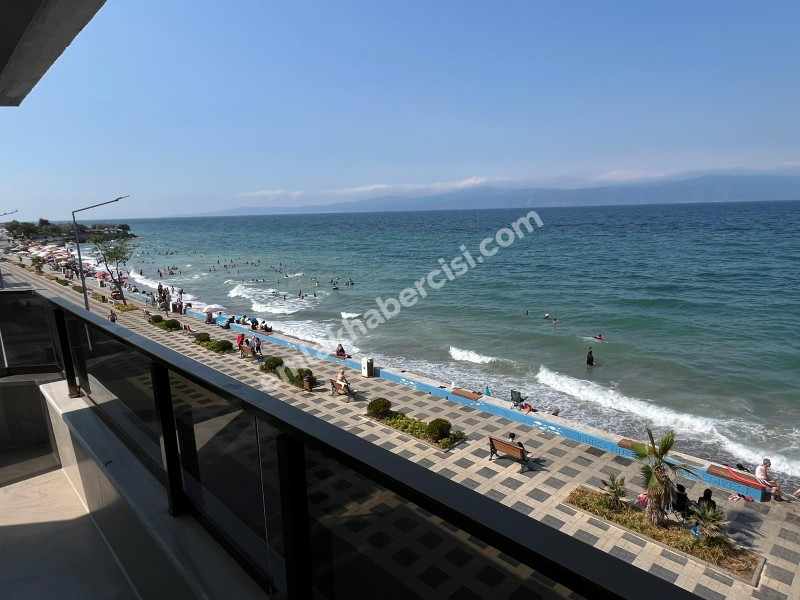 EMLAK HABERCİSİ 'NDEN MUDANYA GÜZELYALI SAHİLE SIFIR PANORAMİK DENİZ MANZARALI SATILIK LÜKS 2+1 DAİRE