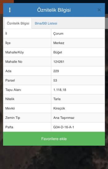 Güvenay - Çorum Ted İlerisi Büğet Yolu  7 Dönüm Satılık Tarla 