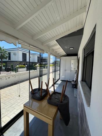 KUŞADASI DAVUTLARDA BOL YEŞİL VE DOGA MANZARALI SATILIK 3+1 VİLLA