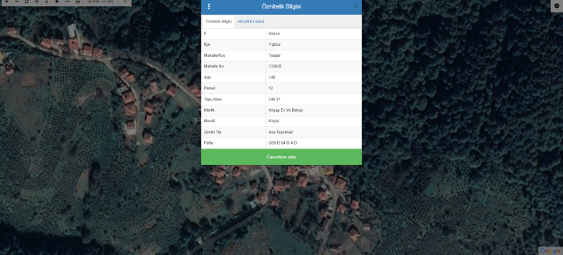 DÜZCE YIĞILCA MÜSTAKİL EV TAPU SAHİBİ PERTA EMNLAK ÜMİT TAHMAZ