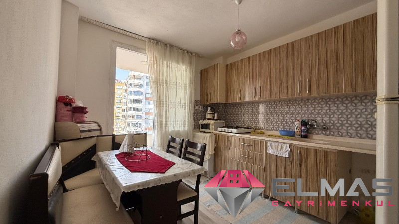 Elmas'tan Akdeniz Mah. Geniş Metraj Bağımsız Mutfak 2+1