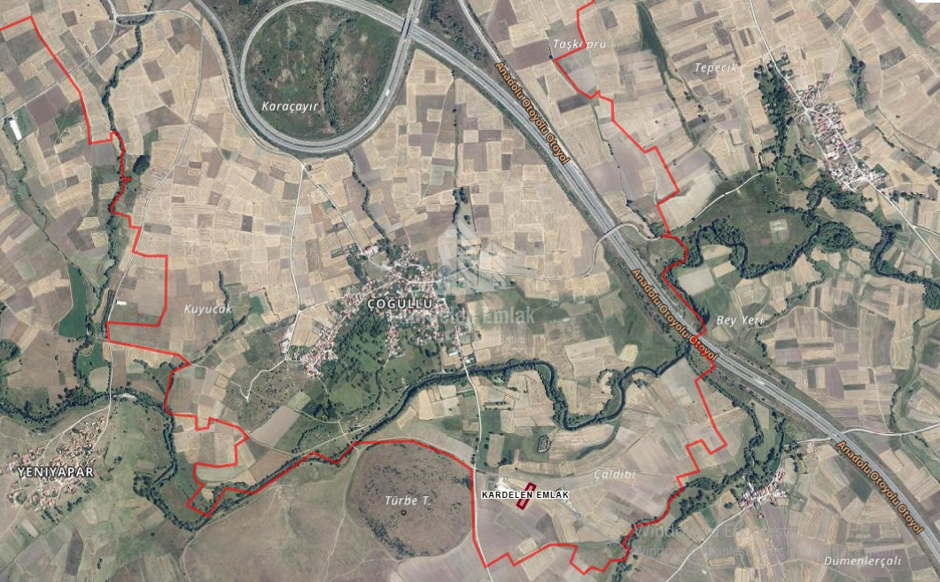 ÇOĞULLU KÖYÜNDE SATILIK 2.549m2 TARLA