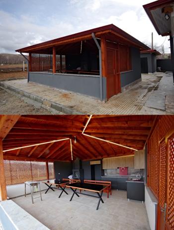 GÜVENAY - ÇORUM MERKEZ ESKİEKİN ALİKİ MEVKİ 5,788M2 4+1 VİLLALI KİRALIK BAĞ 