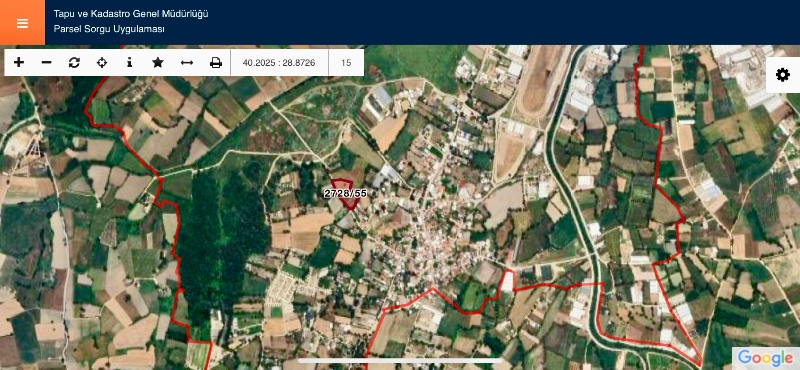 DijitalEmlak’tan Nilüfer Ürünlüde 7.5 dönüm Satılık Yatırımlık Kıymetli Arazi