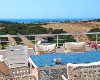 Didim'de Site İçerisinde Satılık Deniz Manzaralı 3+1 Dubleks