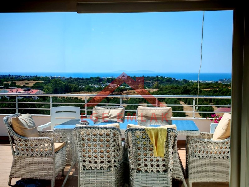 Didim'de Site İçerisinde Satılık Deniz Manzaralı 3+1 Dubleks