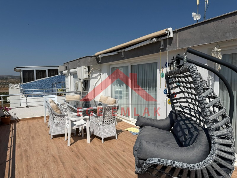 Didim'de Site İçerisinde Satılık Deniz Manzaralı 3+1 Dubleks