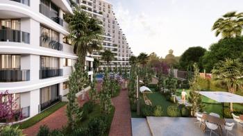 MAĞUSA GEÇİTKALE BÖLGESİNDE LÜKS SİTE İÇERSİNDE SATILIK 1+0 STÜDYO DAİRELER 