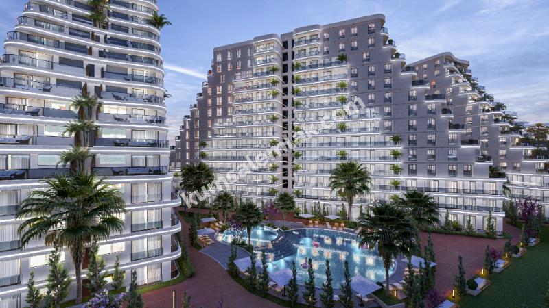 MAĞUSA GEÇİTKALE BÖLGESİNDE LÜKS SİTE İÇERSİNDE SATILIK 1+0 STÜDYO DAİRELER 