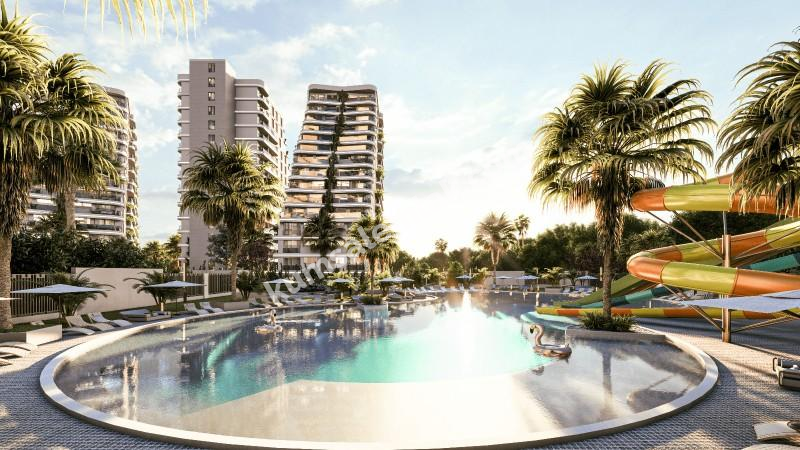 MAĞUSA GEÇİTKALE BÖLGESİNDE LÜKS SİTE İÇERSİNDE SATILIK 1+0 STÜDYO DAİRELER 