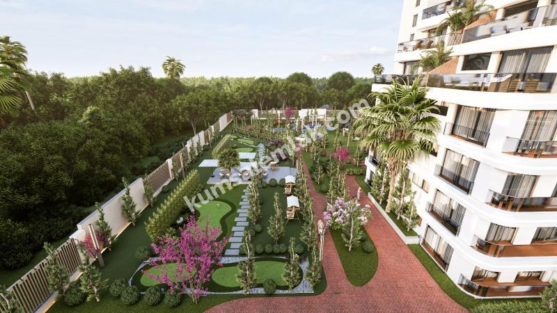 MAĞUSA GEÇİTKALE BÖLGESİNDE LÜKS SİTE İÇERSİNDE SATILIK 1+0 STÜDYO DAİRELER 