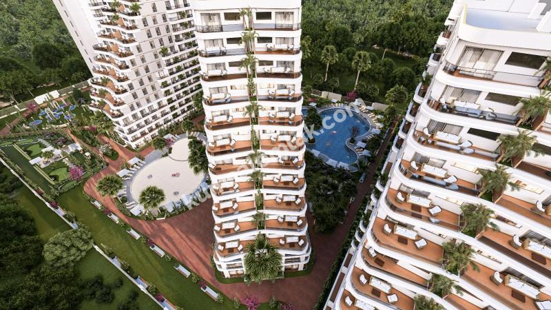 MAĞUSA GEÇİTKALE BÖLGESİNDE LÜKS SİTE İÇERSİNDE SATILIK 1+0 STÜDYO DAİRELER 