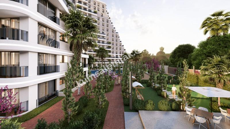 MAĞUSA GEÇİTKALE BÖLGESİNDE LÜKS SİTE İÇERSİNDE SATILIK 1+0 STÜDYO DAİRELER 