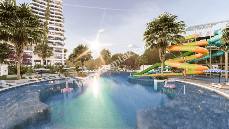 MAĞUSA GEÇİTKALE BÖLGESİNDE LÜKS SİTE İÇERSİNDE SATILIK 1+0 STÜDYO DAİRELER 