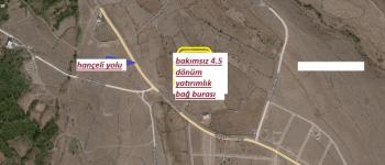 NİĞDE HANÇERLİDE  4.5 DÖNÜM SATILIK  BAKIMSIZ BAĞ