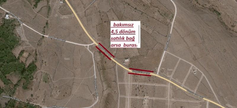 NİĞDE HANÇERLİDE  4.5 DÖNÜM SATILIK  BAKIMSIZ BAĞ