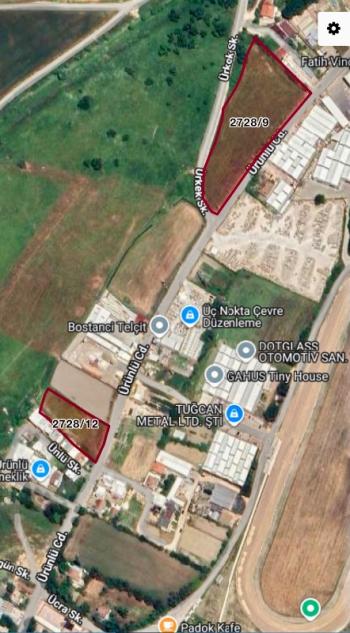 DijitalEmlak’tan Nilüfer Ürünlü Ana caddede Kiralık 2.700 m2 Arazi. 