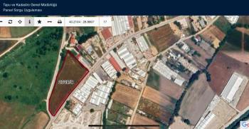 DijitalEmlak’tan Nilüfer Ürünlü Ana caddede Kiralık 9.450 m2 Arazi. 