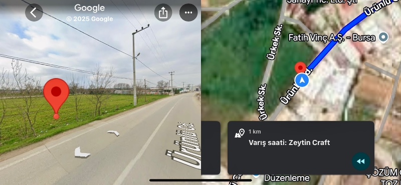 DijitalEmlak’tan Nilüfer Ürünlü Ana caddede Kiralık 9.450 m2 Arazi. 