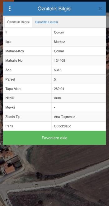 Güvenay- Çorum Üçtutlar Mahellesi  Binevler de Satılık T Tipi Villa Arsası 