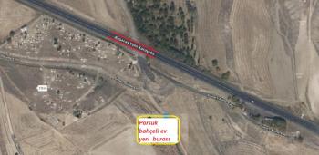 PORSUKTA  DA  DOĞA İÇİNDE BAHÇE  ve EV