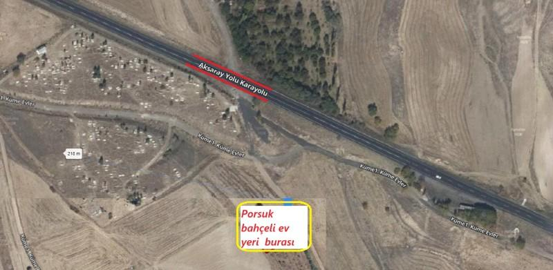 PORSUKTA  DA  DOĞA İÇİNDE BAHÇE  ve EV