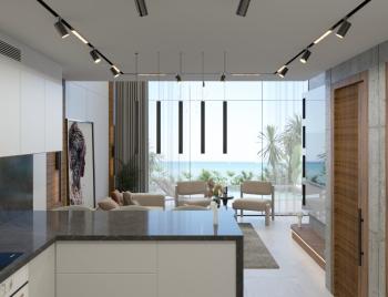 KKTC Girne Esentepe Casa del Mare Projesinde Havuz Manzaralı Satılık 1+1 Loft Gardenhouse