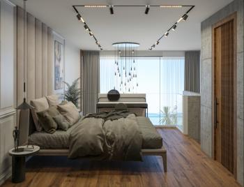 KKTC Girne Esentepe Casa del Mare Projesinde Havuz Manzaralı Satılık 1+1 Loft Gardenhouse