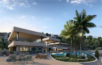 KKTC Girne Esentepe Casa del Mare Projesinde Havuz Manzaralı Satılık 1+1 Loft Gardenhouse